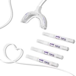 SmileDirectClub Bright On Teeth Whitening Kit LED Light + 4 Pens – New Sealed